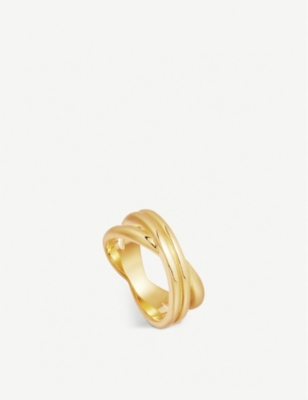MISSOMA - Infini 18ct gold-plated vermeil silver ring