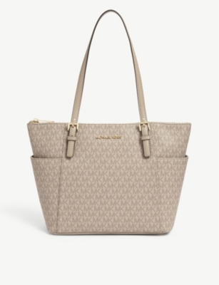 michael kors jet set logo tote