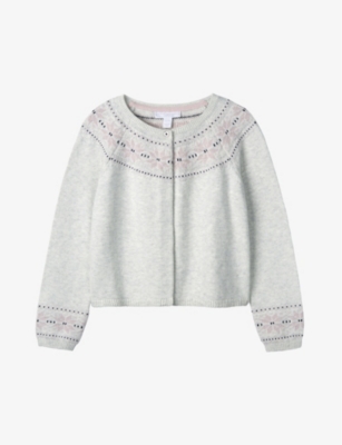 white company baby cardigan