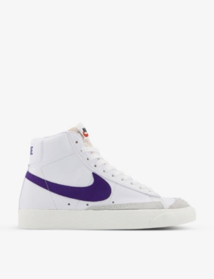 nike blazer purple suede