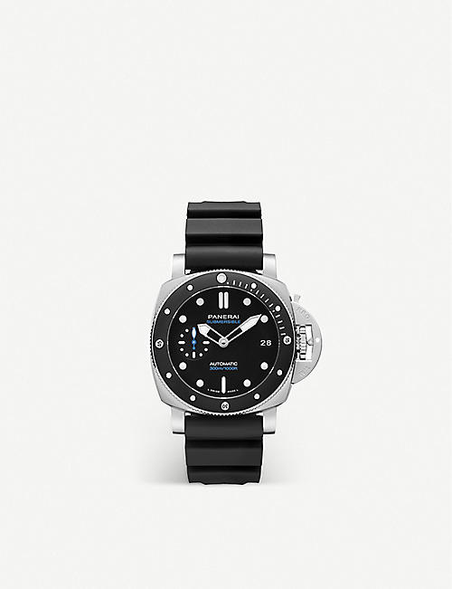 PANERAI: PAM00683 Submersible stainless-steel and rubber automatic watch