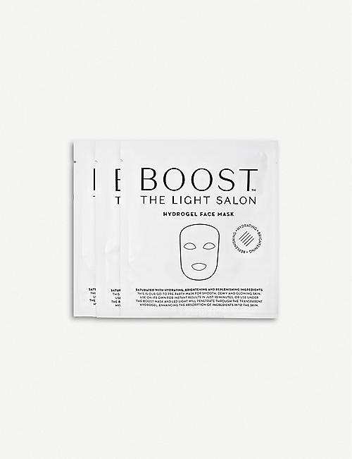 THE LIGHT SALON: BOOST hydrogel face mask pack of three