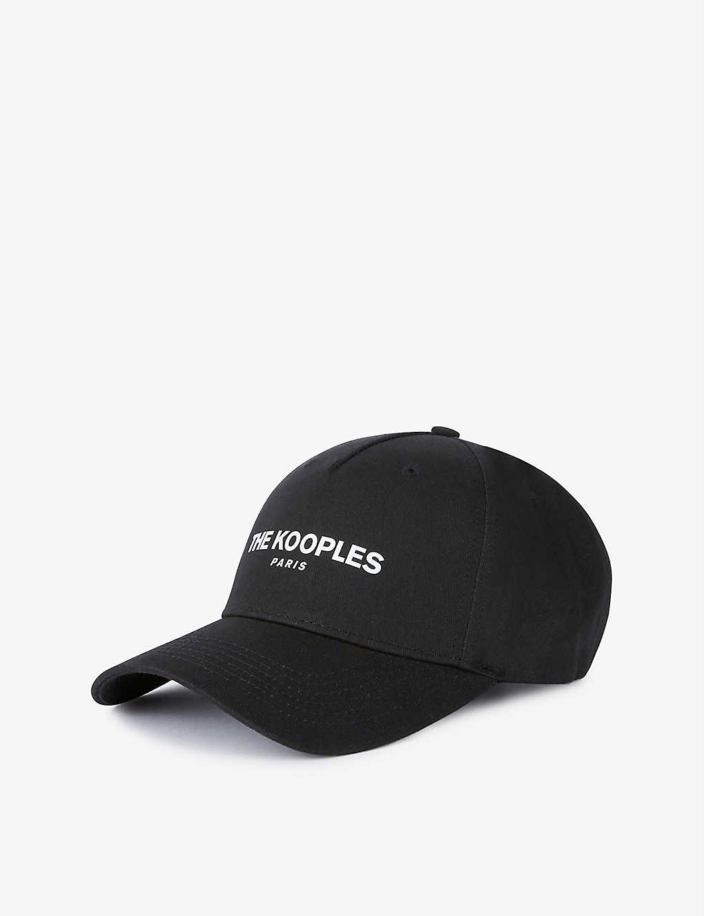 Shop The Kooples Logo-embroidered Cotton Cap In Bla09