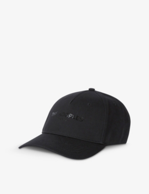 The Kooples Brand-print Cotton Baseball Cap In Bla01