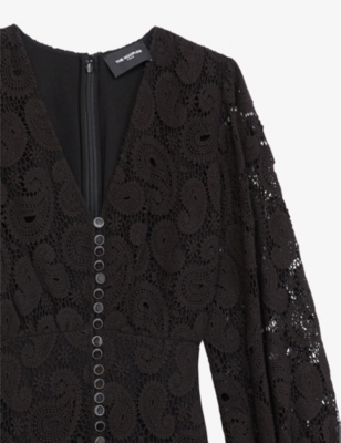 the kooples black lace dress