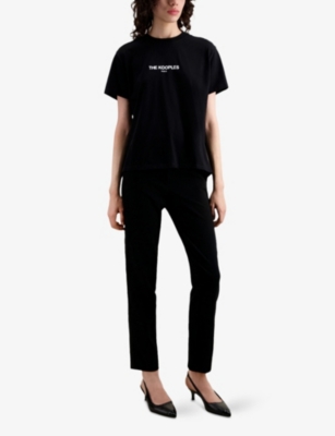 THE KOOPLES: Brand-print cotton-jersey T-shirt