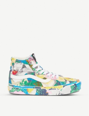 vans sk8 hi flowers