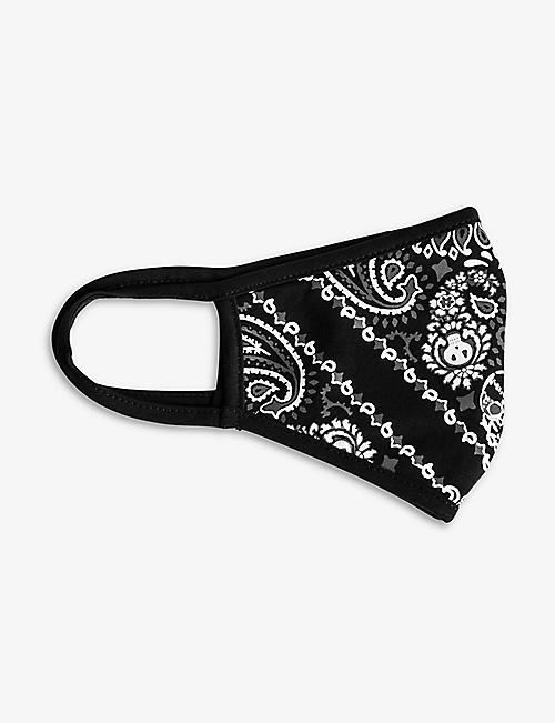ZADIG&VOLTAIRE: Pack of two bandana print cotton face coverings