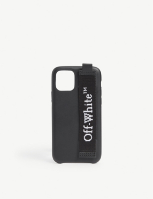 Off White C O Virgil Abloh Industrial Strap Iphone 11 Pro Phone Case Selfridges Com