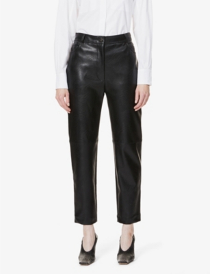 Selfridges leather clearance trousers