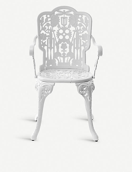 SELETTI: Industry cast aluminium chair 94cm
