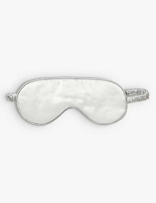 THE WHITE COMPANY: Piped silk eyemask