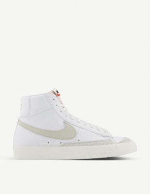 nike blazer mid white leather