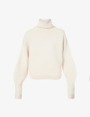 VB Ribbed Turtleneck Sweater