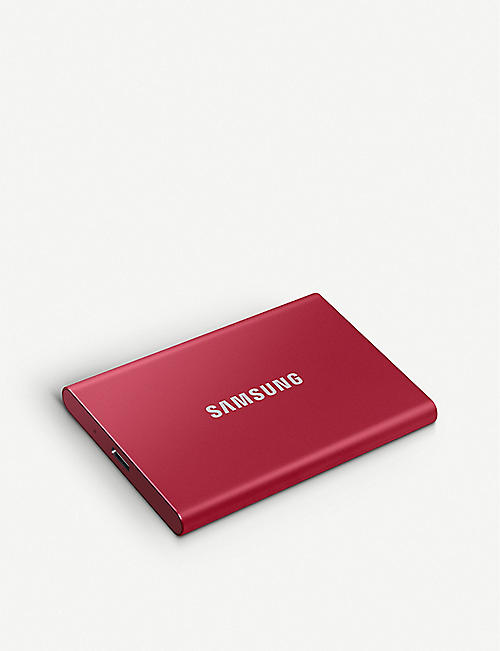 SAMSUNG：SSD T7 USB 1TB 金属红便携式硬盘