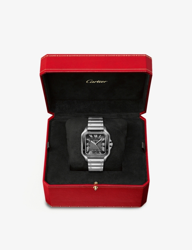 CRWSSA0037 Santos de Cartier ADLC and interchangeable strap automatic watch
