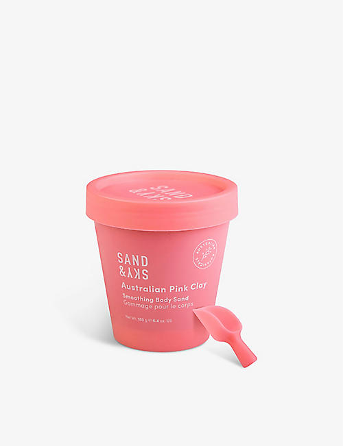 SAND & SKY: Australian Pink Clay Smoothing Body Sand scrub 180g