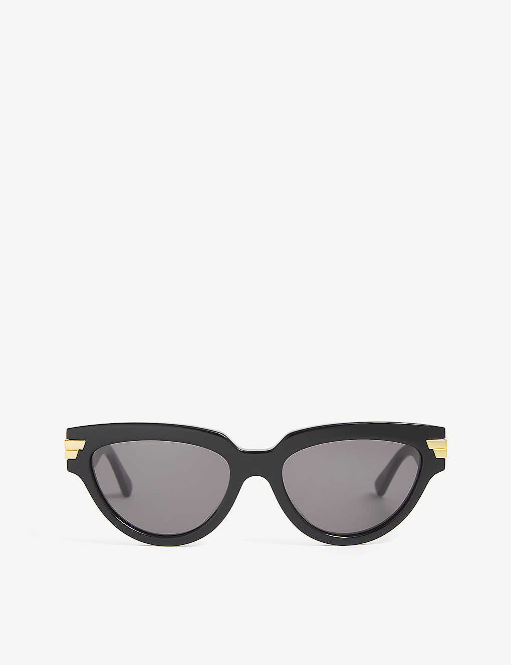Bottega Veneta Women's Black Bv1035s Acetate Cat's Eye Sunglasses