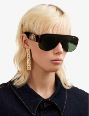 VERSACE: VE4391 round-frame sunglasses