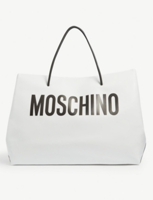 MOSCHINO - Logo-print oversized tote 