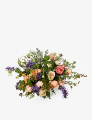 The Real Flower Company English Romance 中号香氛花束 Selfridges Com