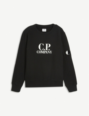 cp company logo jumper