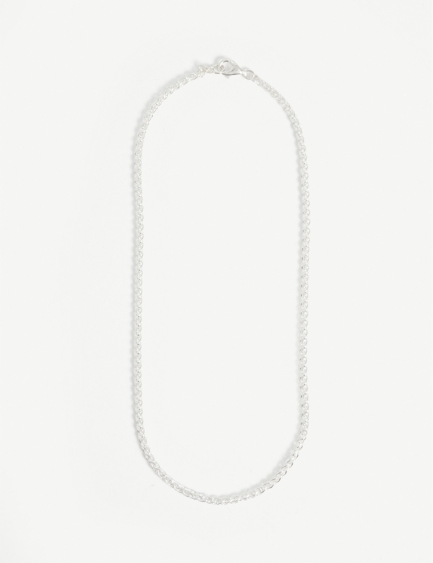 Classic Rope sterling silver necklace