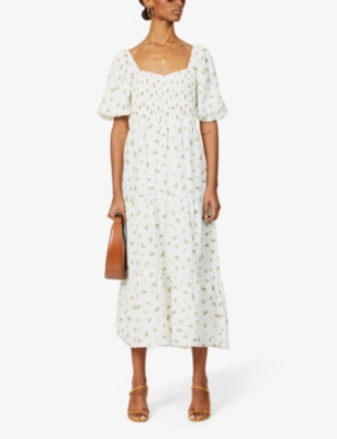 faithfull the brand riviera midi dress