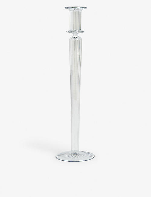 ANNA + NINA: Athena glass candle holder 35cm