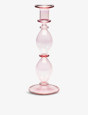 ANNA + NINA: Olympia glass candle holder 23cm
