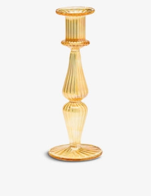 ANNA + NINA: Phoebe glass candle holder 20cm
