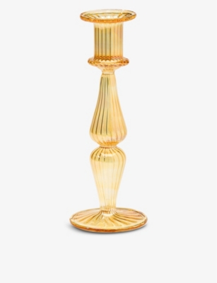ANNA + NINA: Phoebe glass candle holder 20cm
