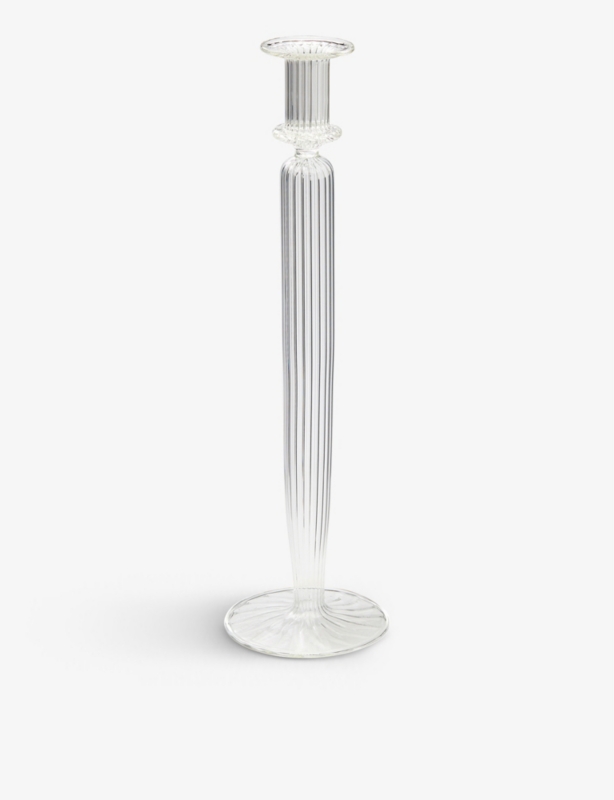Salty glass candle holder 35cm