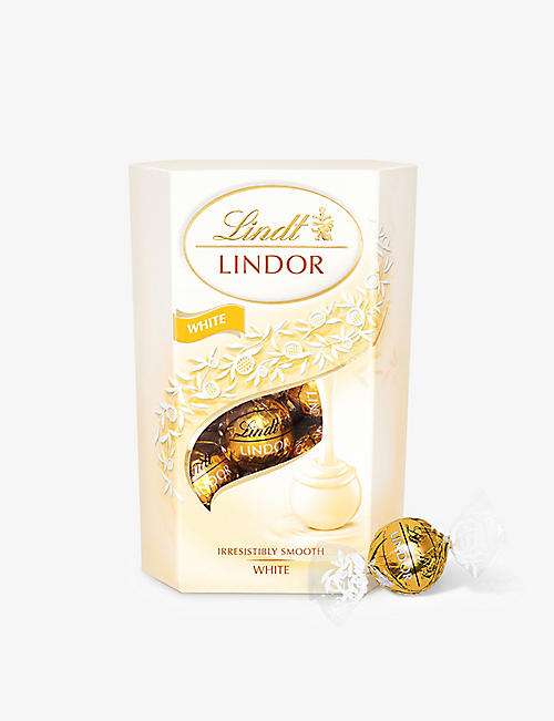 LINDT: Lindor white chocolate truffles 200g