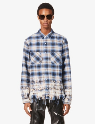 amiri check shirt