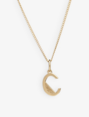 Selfridges deals initial necklace