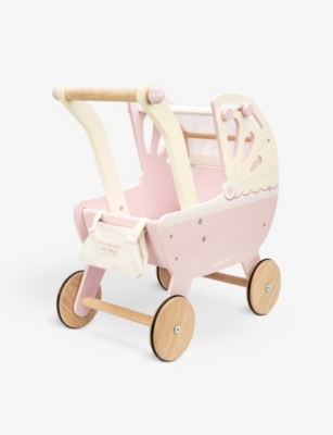 LE TOY VAN: Sweetdreams wooden doll pram 52.5cm