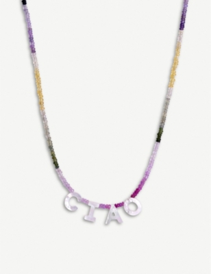 Roxanne first store letter necklace