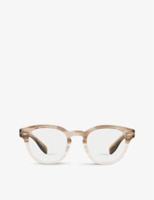OLIVER PEOPLES: OV5413U Cary Grant round-frame acetate glasses