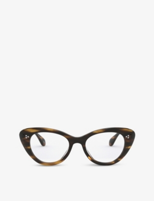 OLIVER PEOPLES - OV5415U Rishell cat-eye frame acetate glasses |  