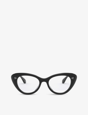 OLIVER PEOPLES - OV5415U Rishell cat-eye frame acetate glasses |  