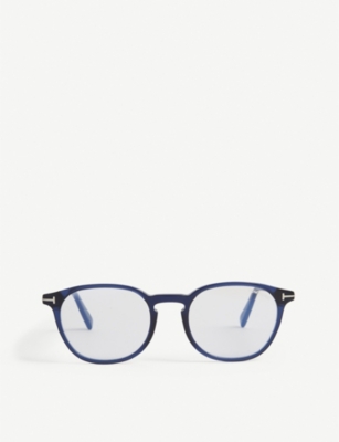 TOM FORD - FT5583-B acetate square-frame optical glasses 