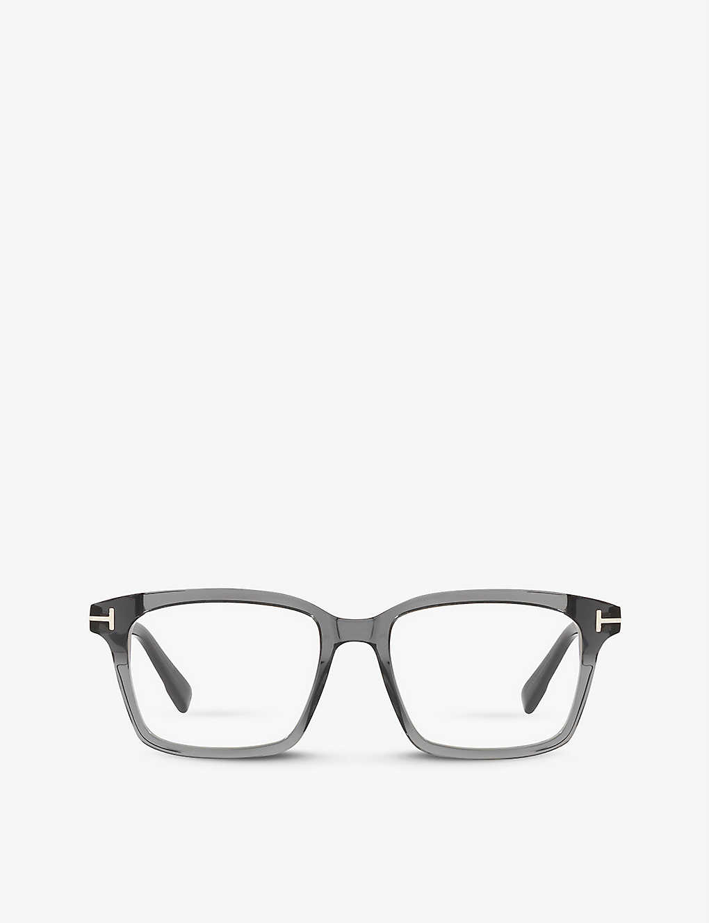 Tom Ford Womens Grey Ft5661-b Acetate Square-frame Optical Glasses
