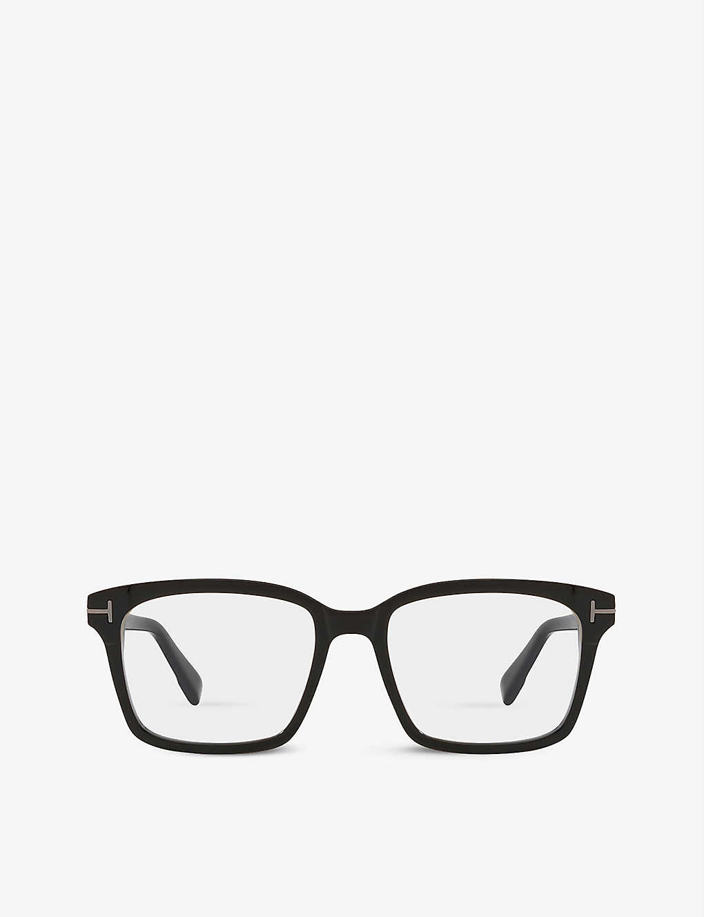 Tom Ford Ft5661-b Acetate Square-frame Optical Glasses In Black