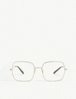 OLIVER PEOPLES - OV1279 Justyna square-frame metal glasses 