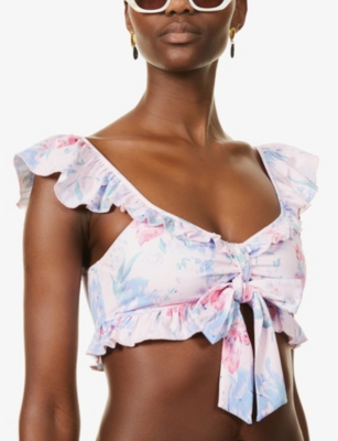 loveshackfancy devi bikini set