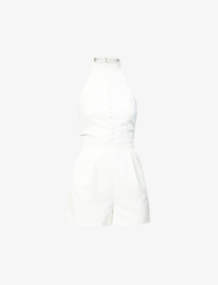 lavish alice white playsuit