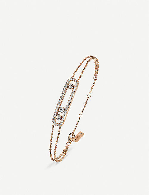 MESSIKA: Move 18ct rose-gold and diamond bracelet