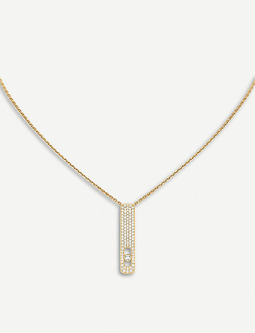 MESSIKA: My First Diamond 18ct yellow-gold and diamond necklace