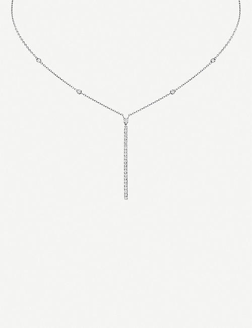 MESSIKA: Gatsby 18ct white-gold and diamond necklace